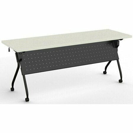 SPECIAL-T Table, FlipNest, Transform2, 72inx24inx30in, Crisp Linen/Black SCTTRNF22472BCL